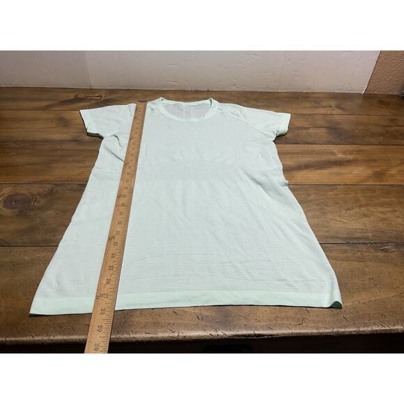 Lululemon Swiftly Short Sleeve Shirt Mint Green Size 10 - Picture 4 of 10